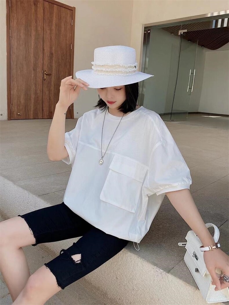 ［爱美欧］夏季新款阔版小衫，女装，爱美欧