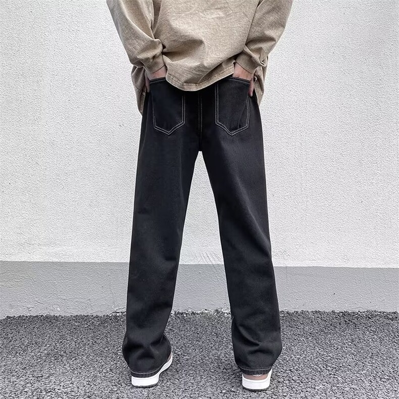 美式牛仔裤男春秋新款休闲直筒裤NB38P38,男装牛仔裤,星座1116-2