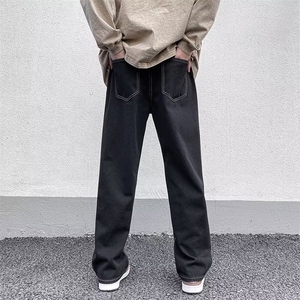 美式牛仔裤男春秋新款休闲直筒裤NB38P38图片