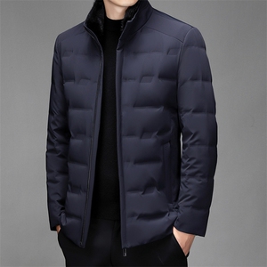 CKE1609钱塘2020-2中年男士商务休闲毛领冬季厚款羽绒服P395
