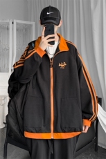 20年秋冬新款织带高领大码拼色外套男第2套图DS-B293-H751-P70，男装夹克，电商A306