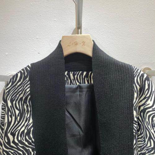 2021年秋季新品韩版休闲豹纹小香风外套，其它，L·H·X