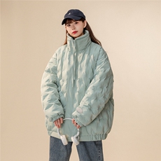 1定制面料中性风棉衣女半高领棉衣男外套女8707P125控168，女装棉衣/棉服，星座226-2