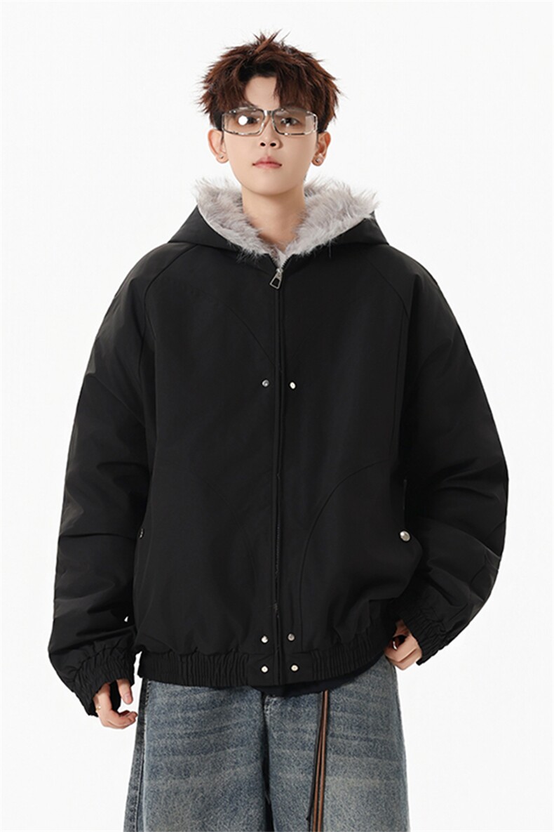 M8601-P95冬季新款男女同款座山雕连帽棉衣外套,男装棉衣,星座109