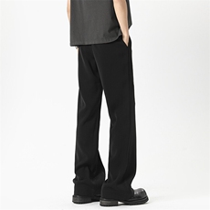 2026春季新款无影墙大码高街微喇西裤M-5XHK24127-特P30，男装西裤，电商A022