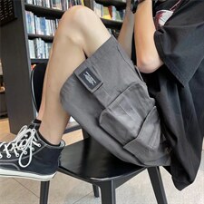夏季多口袋五分裤男薄款宽松工装短裤直筒百搭休闲裤K4121-P30，男装休闲裤，星座512-2