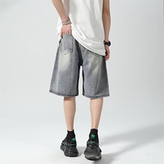 夏季男短裤男潮流时尚五分裤夏季牛仔短裤D128-P43，男装牛仔裤，星座308B-2