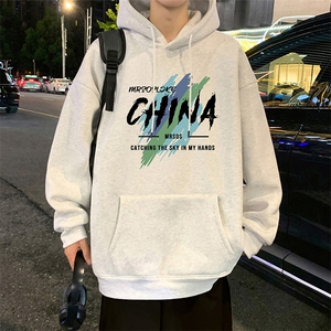CM139连帽卫衣重磅纯棉大码外套图片