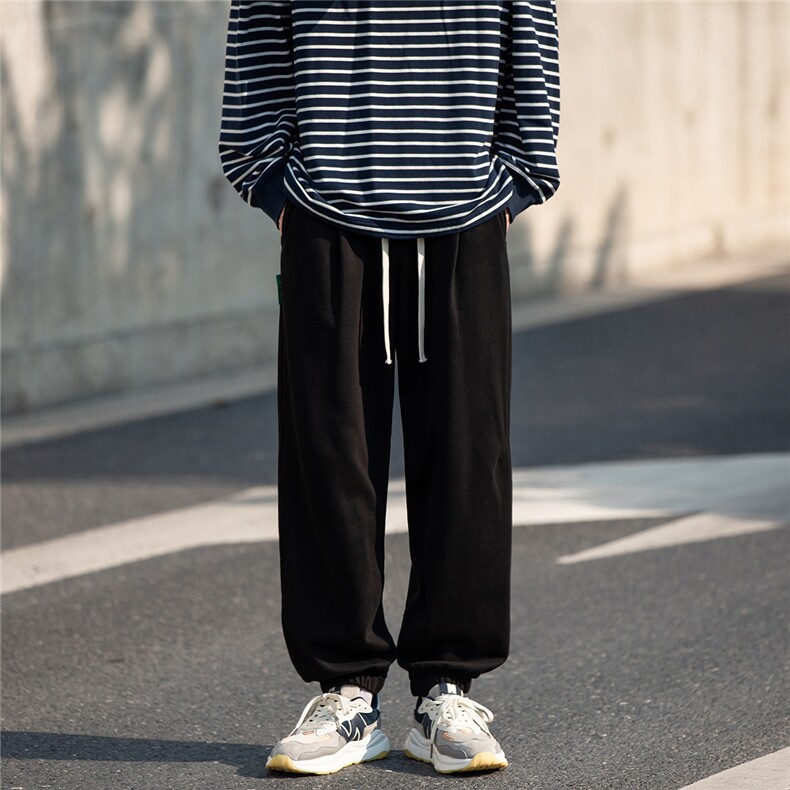 抖音直播得物2025秋冬Cityboy新品纯色运动裤卫裤K003P50,男装休闲裤,电商042