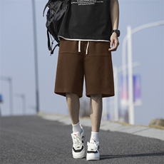 纯棉五分短裤夏季宽松直筒休闲百搭运动潮牌裤子XD1720特批27，男装牛仔裤，星座718