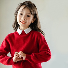 时尚保暖儿童羊毛衫舒适柔软经典百搭款式，童装儿童羊毛衫，暖钟情羊绒