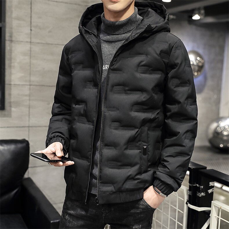 连帽压花直冲学生外套白鸭绒羽绒服潮牌男R8888P80，男装羽绒服，星座301D-5(原星座1415）