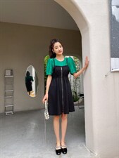 【现货】休闲连衣裙，女装连衣裙，巴黎魅影