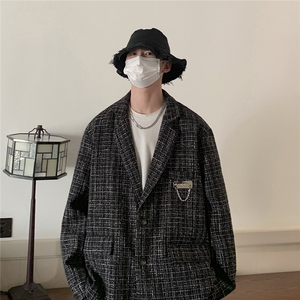 小香风港风西服男休闲大码M-5XL情侣西装男外套XF8746P95控128图片