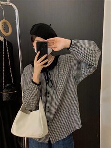 早秋款韩系衬衣图片