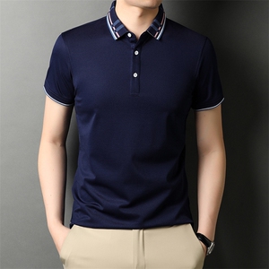 D88192钱塘20202-2夏季精品休闲商务男士短袖T恤主推P53图片