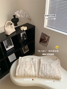睡衣女宽松睡裙可外穿胖mm可爱卡通T恤裙孕妇连衣裙夏季图片