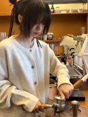 新款开衫毛衣美式复古休闲慵懒风V领针织衫513AKS2529P57，男装针织衫/毛衣，星座513A