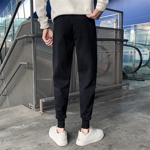 社会精神小伙春秋加绒卫裤运动束脚男裤DS-B249-KK96-P58-加绒P68图片