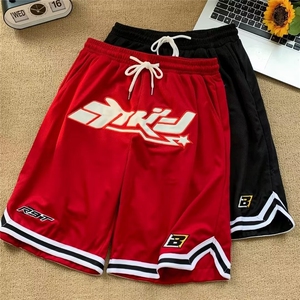 潮牌运动短裤男夏季休闲宽松速干冰丝篮球短裤 1001-1-D15-p28图片