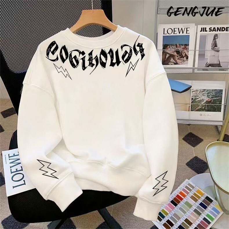 1506/QWT2810/P41重磅加绒加厚美式复古圆领百搭外套保暖上衣潮，男装棉衣，星座1506