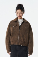 男女潮牌泡泡袖扎染防水皮夹克休闲外套皮衣A406JK5623P90，男装夹克，星座309（原A406）