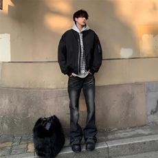 港风潮流棒球服夹克棉服男XZ213-JK03-P88控108JK03JM-P108控128，男装夹克，星座213