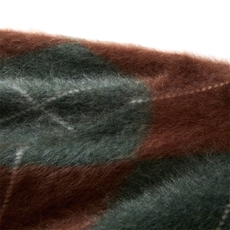 2025秋冬百搭时尚简约圆领菱形长袖针织羊绒衫，女装羊绒衫，品秋羊绒