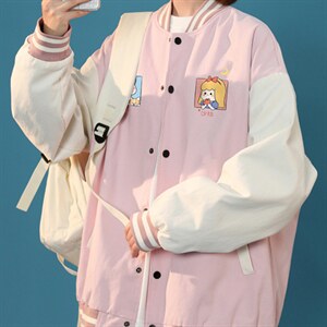中性风春秋季情侣棒球服男女休闲夹克女时尚外套男BQF299-P50,男装夹克,电商B371