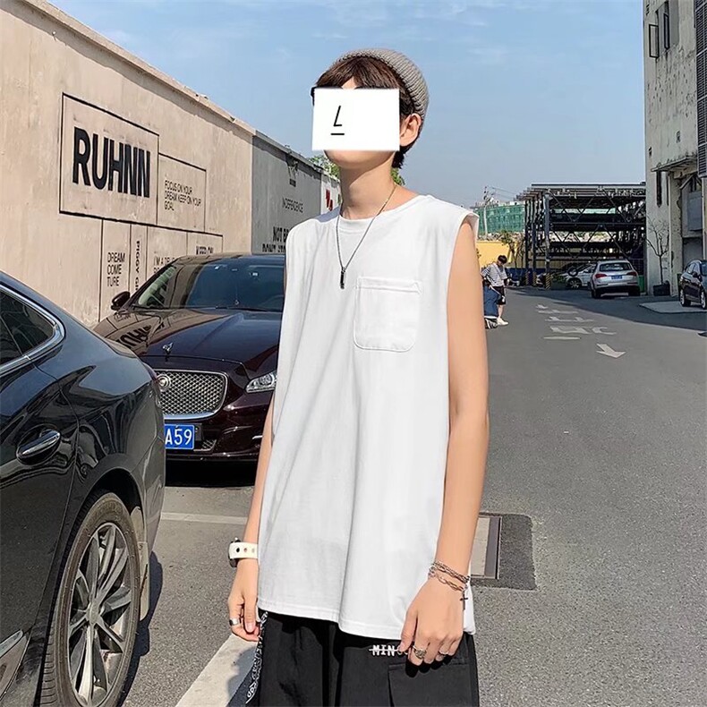 纯色背心男潮流百搭休闲T32P22,男装背心/马甲,星座1116-2