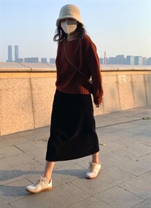 羊毛毛衣,女装针织衫/毛衣,Fueeh