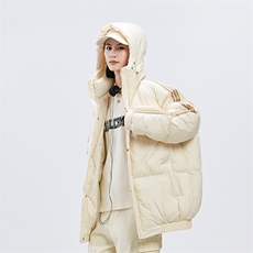 冬季港风三条杠撞色连帽棉衣加绒加厚拼色加厚棉衣外套MY6088P90，男装棉衣，电商A128