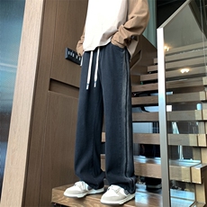 公寓风A129-K088P48秋冬水洗牛仔长裤【抖音客户可持续提供视频】，男装休闲裤，电商A129
