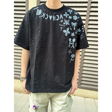 M642-P35原版裁片印+大小烫金休闲宽松情侣款短袖T恤，男装T恤，星座617A-1（原B318A）