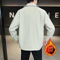 加棉加厚休闲翻领百搭潮流男士夹克外套棉服NM831-P95，男装夹克，星座310B-3