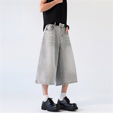 美式复古阔腿七分牛仔裤男女夏季宽松休闲直筒中裤K7008 P50,男装牛仔裤,电商D325, 美式复古阔腿七分牛仔裤男女夏季宽松休闲直筒中裤K7008 P50,男装牛仔裤,电商D325,