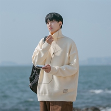 B225-M1132-P70-X89-腈纶42%锦纶31%PBT27%-标签纯色高领毛衣，男装针织衫/毛衣，电商B225