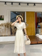 夏天连衣裙子22810#，女装连衣裙，艾美多姿