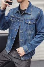 店主风秋季牛仔外套男新款韩版潮流潮牌ins工装夹克男装8195，男装夹克，电商A318