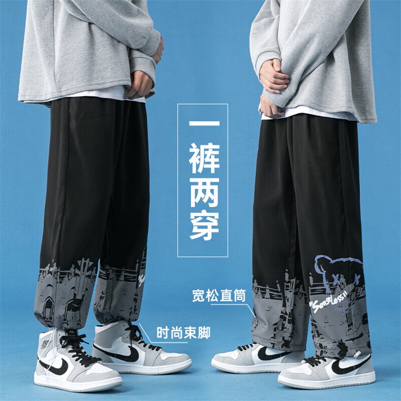 2024新款春夏季薄款NASA美式潮牌休闲裤子A168-HX2114-TP45,男装休闲裤,电商A168