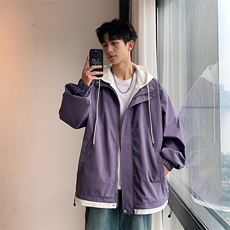 秋季现货假两件夹克男三防二开冲锋衣外套DSA157B-JK763-P68，男装夹克，电商A157B