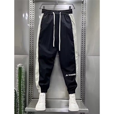 GX5316P40日系港风束脚休闲裤潮男百搭显瘦韩版萝卜九分裤，男装休闲裤，星座1108-5