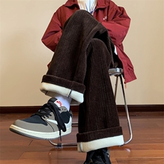 冬季雪尼尔加绒加厚休闲裤长裤M~5XLXZ604-KG44JR-P65控78，男装卫衣，星座604