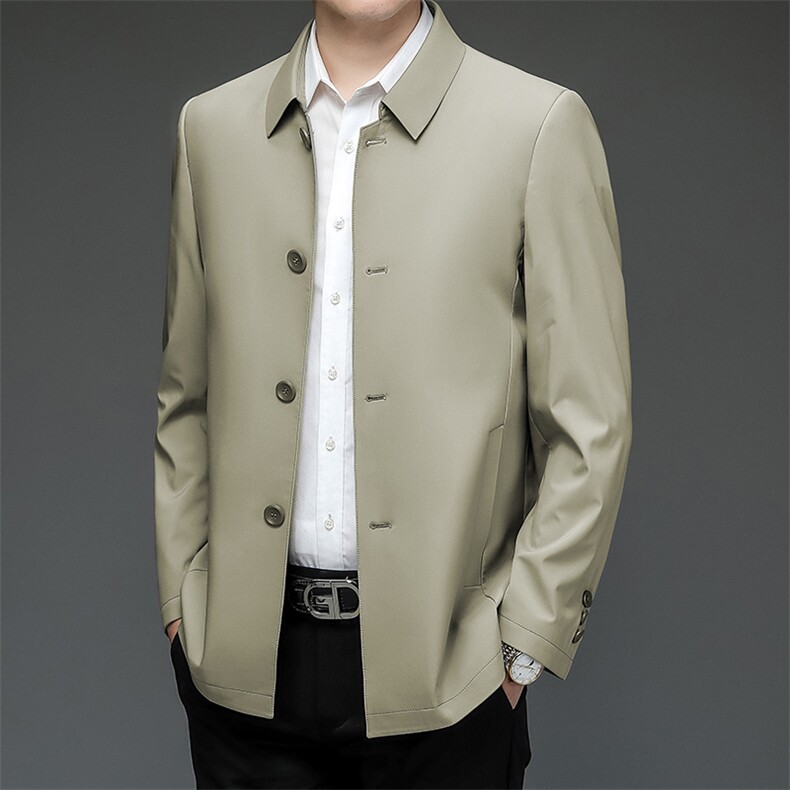 ZL2230秋冬新款2023年男士休闲长袖翻领夹克外套P90图片