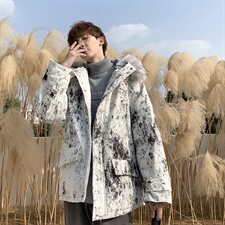 204-MY06棉服男潮牌ins潮流2021新款棉衣冬季外套棉，男装棉衣，星座204