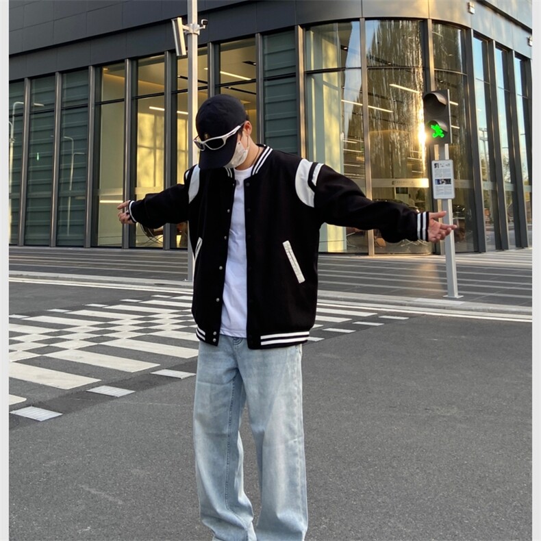 棒球服夹克男女韩版潮流宽松百搭帅气2025秋冬ins外套WT001-P55,男装夹克,星座412-1