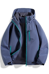 新款男女高品质户外登山服青少年学生冲锋衣夹克外套JK6633-P48图片