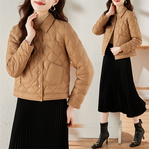 2024冬季新款羽绒服单排扣90%白鸭绒短款休闲款图片