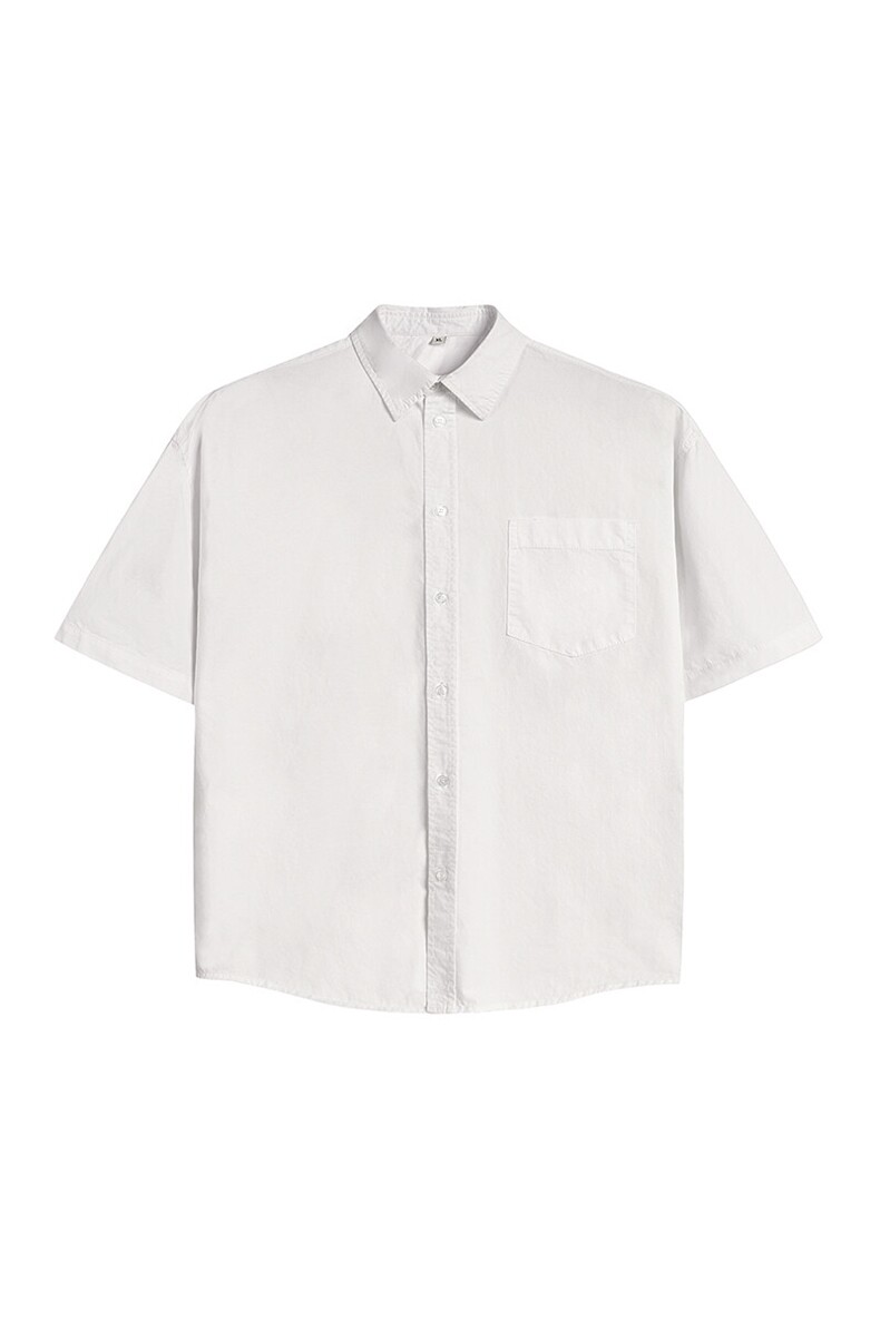 美式工装衬衫短袖夏季宽松纯棉脏染衬衣男A436-0628-P4569,男装衬衫,电商A436