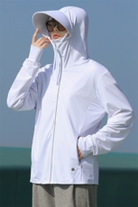 2023夏上新冰感长袖防晒衣潮可拆卸帽檐纯色上衣外套男9109-P45，男装防晒衣，电商A441-1